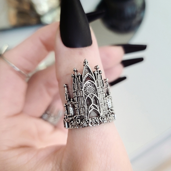 Gothic Cathedral Ring - Silver 003 - Picture 8 of 9